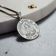 thumbnail image 3 of Immaculate Heart of Mary Religious Medal - 1 Inch Size of a Quarter -Solid 14K Yellow Gold, 3 of 7