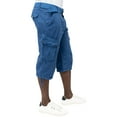 X RAY Men's Belted Long Cargo Shorts for Men, Below Knee Length Mens
