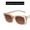 Jelly tea, variant on Women's Vintage Sunglasses Narrow Frame with Square Design UV400 Protection Resin Lens and PC Frame Classic Sun Glasses for Ladies Fashion Eyewear
