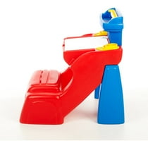 Step2 Write Desk With Integrated Seat Red With Shelf And
