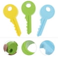 thumbnail image 5 of Troglfold Door Stopper Colorful Key Shaped Door Stoppers - Set of 3,3.94"X1.73"X0.91", 5 of 10