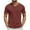 Burgundy, variant on Mens V Neck T Shirt Casual Plain Color Stretch Short Sleeve Pullover Shirt Summer Basic Tee Tops S-2X Purple