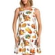thumbnail image 1 of Disketp Thanksgiving Turkeys 1 para Vestido sin Mangas para Mujeres, Vestidos de Verano para Mujeres, Casual y Holgado para la Playa, 1 of 6