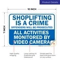 thumbnail image 2 of Shoplifting Is A Crime Sign, Offenders Will Be Prosecuted,, 2 of 8