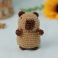 thumbnail image 1 of Capybara DIY Crochet Kit Beginner Starter Set With Yarn And Hook 15x10cm, 1 of 6