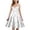 z260321-White-A, variant on XEGLSBU Dresses for Girls 10-12 Sparkly Easter Print Girls Sleeveless Dress Back Elastic Zipper for Casual Outdoor Daily Wear Silver Size 13-14 Years