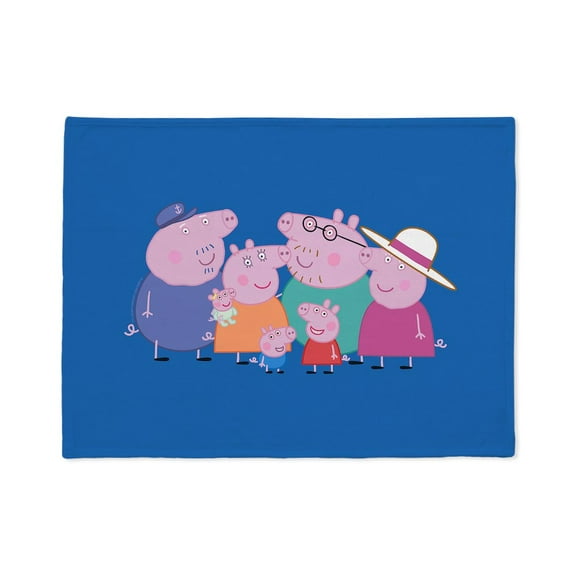 CafePress - Peppa Pig: Granny & Grandpa Pig - Soft Fleece Throw Stadium Blanket, 30"x40"