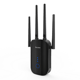 WiFi Range Extender Wireless Signal Booster up to 2500 sq.ft for Home Internet Repeater and Signal Amplifier with Ethernet Port 1 Key Setup 3 Modes Walmart