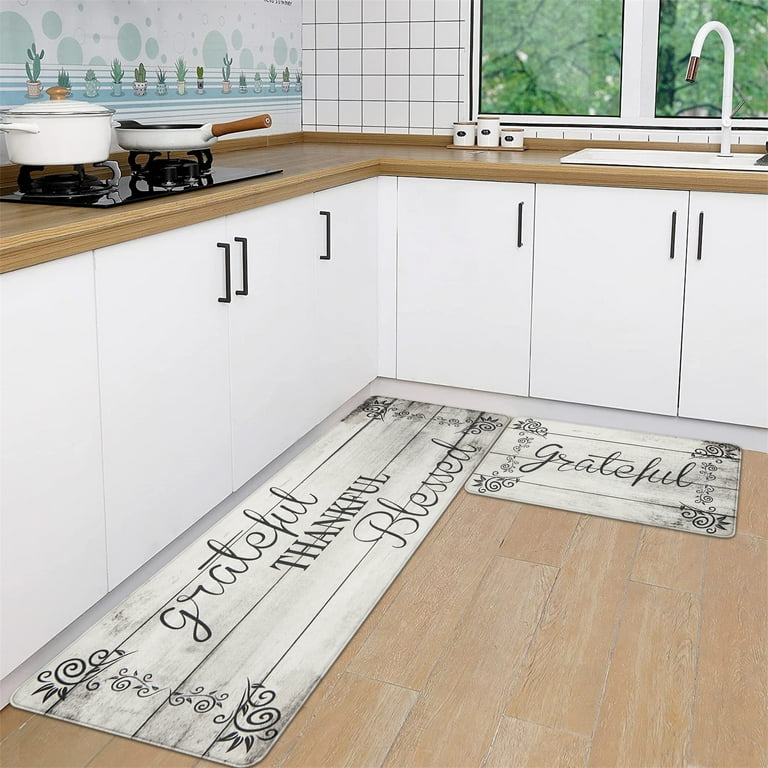 Kitchen Mat for Floor, 59-inch Long Kitchen Rug 0.47 inch Thick