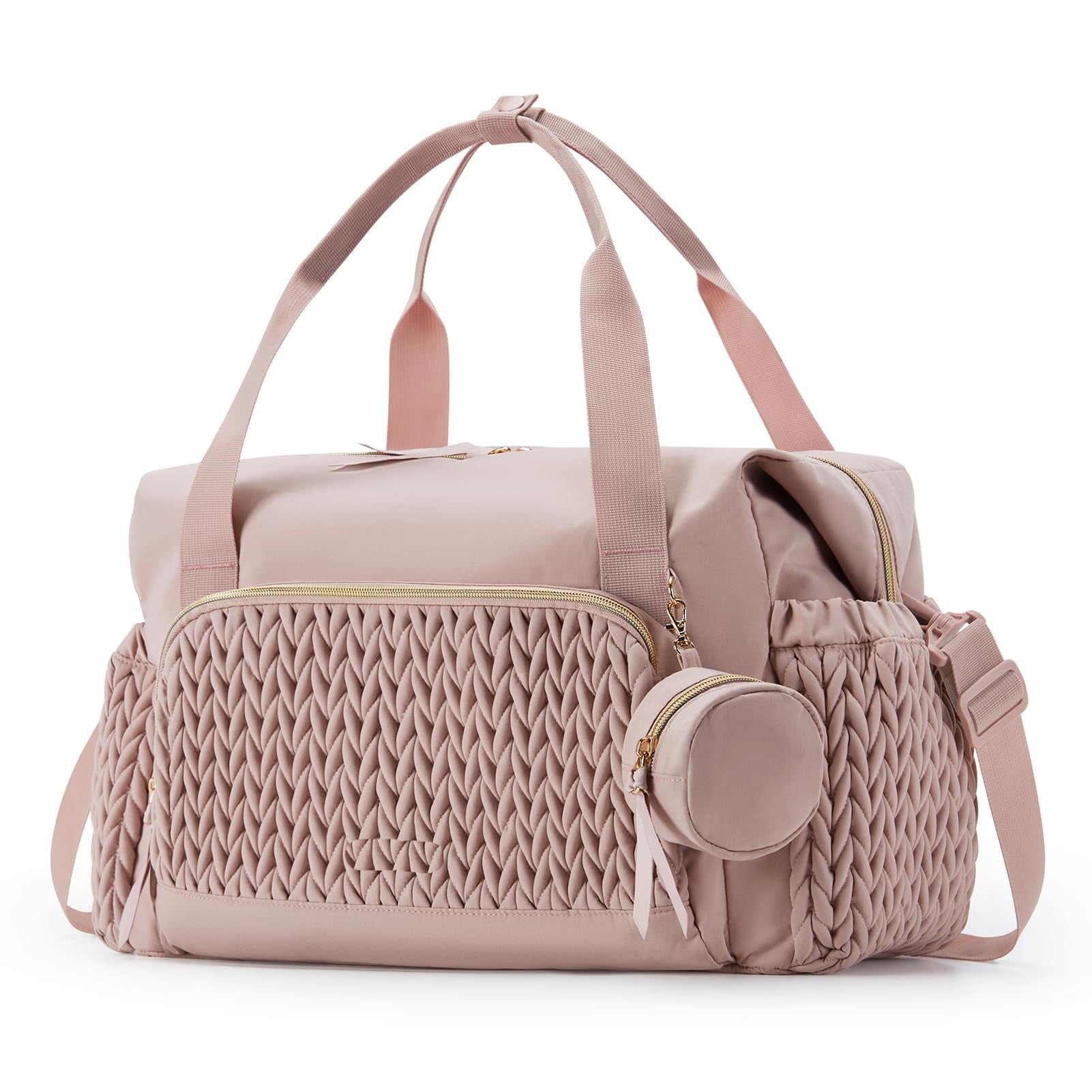 HPZZ Diaper Bag Tote, Large Capacity Travel Diaper bags, Hospital Bag for Labor Delivery, Baby Bag with Pacifier Case elegant bag elegant shoulder bag large duffle bag
