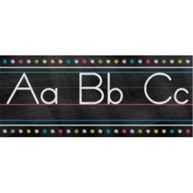 Teacher Created Resources TCR5621 Chalkboard Brights Alphabet Line