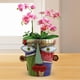 thumbnail image 1 of Estatua decorativa de resina con forma de cabeza para maceta, adorno divertido para patio, plantas, jardín, granja, abstracto, 1 of 8