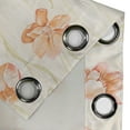 thumbnail image 4 of Ambesonne Floral Grommet Curtain, Spring Blossoming Rose Print, 50"x96", Dark Peach Beige and Khaki, 4 of 5