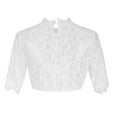 thumbnail image 3 of MuZeFu Oktoberfest Shirts for Women Women Stand-up Collar Blouse Dirndl Blouse Lace Blouse For Oktoberfest Tops, 3 of 4