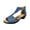 Blue, variant on Quaouag Sandals Women Fashion Heels, Women'S Sexy High Heel Sandals Open Toe Pointed Party Sandals, Summer Dressy Low Heel Sandals Hollowed Out Comfortable