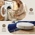 thumbnail image 5 of ODIKA 8'x10' Washable Area Rug Non-Shedding, Easy Care, Large Galaxy Planetary Constellation Starry Planets Stars Themed for King Size Bedroom Under Bed, Master Suite, 5 of 7