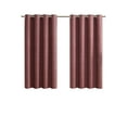 thumbnail image 4 of Eclipse Auden Traditional Red Grommet Blackout Single Curtain Panel, 52" x 63", 4 of 5