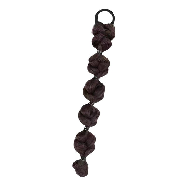 Accesorios de extensión de cabello Peluca de para fiesta de uso diario Estilo C Zulema Peluca de cola de caballo trenzada