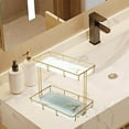 thumbnail image 4 of justharion Storage Rack Multi-layer Storage Box Perfume Jewellery Container Basket L Double Layer White, 4 of 8