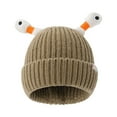 thumbnail image 2 of ToyKingdee Cute and Funny Knitted Beanie, Cartoon Glowing Little Monster Knit Hat with Eyes, Retractable Tentacles Beanie, 2 of 4