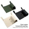 thumbnail image 4 of Soidarity Camping silla bolsa reposabrazos soporte de almacenamiento portátil al aire libre senderismo pesca playa viaje bolsa colgante bolsillo negro carpas Beige Soidarity OD025847-03, 4 of 6