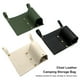 thumbnail image 4 of Greeniant Bolsa para silla de camping, reposabrazos de cuero PU, soporte para botella de agua, portátil, senderismo, playa, organizador carpas Negro, 4 of 6
