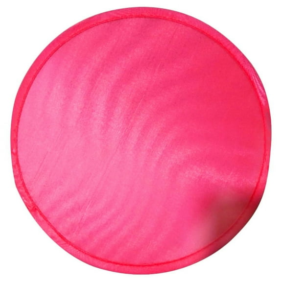 2 Pcs Foldable Round Fan Portable Fan Easy to Use and Take Up No Space - Red & Yellow