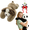 Dog, variant on Weighted Stuffed Animal, Soft Huggable Plushie, Extra-Long Hugging Arms, Panda Sloth Bear Koala Raccoon Dinosaur for Comfort