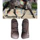 thumbnail image 5 of 1 par de botas de tendón de caballo Accesorio de protección de absorción de golpes de salto Pata delantera marrón XL Zulema Botas de tendón de caballo, 5 of 8