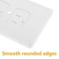 thumbnail image 3 of Socket Cover Abs White 1Pcs 4.7x3x0.4In, 3 of 9