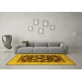 thumbnail image 3 of Ahgly Company Indoor Rectangle Oriental Yellow Traditional Area Rugs, 4' x 6', 3 of 4