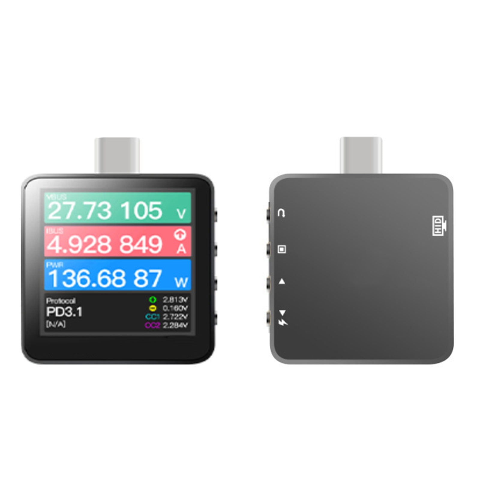KM003C USB C PD3.1 Voltmeter Ammeter Voltmeter Multimeter Charging Power Supply 50V 6A Voltages Tester Multimeter