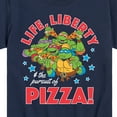 thumbnail image 3 of Teenage Mutant Ninja Turtles - Life, Liberty and the Pursuit of Pizza - Toddler And Youth Short Sleeve Graphic T-Shirt, 3 of 5