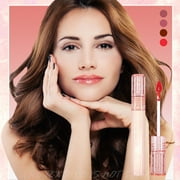 Lip Tint Stain, Moisturizing Lip Gloss, Long-Lasting Mirror Lip Gloss with High Color Rendering, Hydrating Water-Based Lip Glaze for Soft Shiny Lips and Sensitive Skin