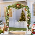 thumbnail image 2 of Ktaxon 7.2ft Large Wood Arch with Planter Box Flat Top Trellis for Garden Climbing Plants White, 2 of 11