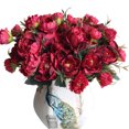 thumbnail image 1 of Flores artificiales Mini peonía Decoración del hogar Flores falsas Caja de dulces Flor, 1 of 5