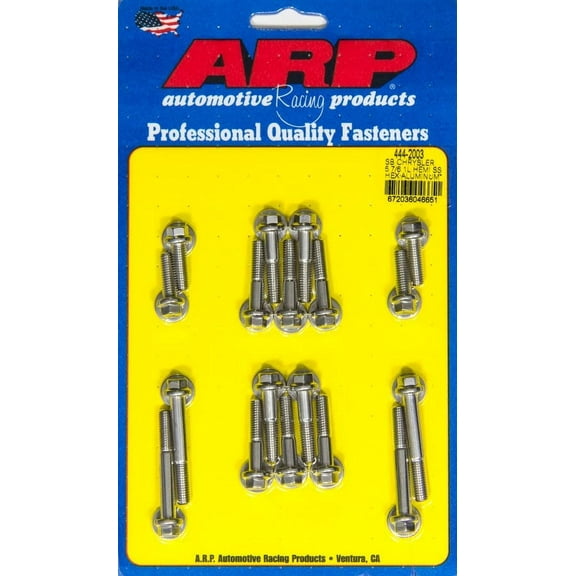 ARP 444-2003 Intake Manifold Bolt Kit (fold Bot 6pt Mopar 5.7/6.1L Hemi)