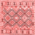 thumbnail image 1 of Ahgly Company Indoor Square Southwestern Red Country Area Rugs, 3' Square, 1 of 4