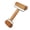 Natural Wood, variant on YAHHU Handheld Wooden Dough Roller, Precise Pastry Tool for Dumplings and Ravioli, 7.48 inches / 19 cm