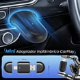 thumbnail image 2 of Fhrhig Adaptador Carplay Inal&aacute;mbrico y Android Auto [2 en 1], USB y Tipo-C Integrado Bluetooth Adapter Auto, Plug&Play, 5GHz WiFi Adaptadores Coches OEM CarPlay con Cable, 2 of 8