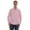 Pink, variant on Whiskey and Oak Mens Solid Slim Fit Long Sleeve Button Down Shirts (Pink, Medium)