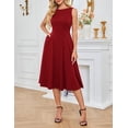 thumbnail image 2 of Vestido de cóctel GRACE KARIN 2025 Verano Sin Mangas A Line Midi, 2 of 5