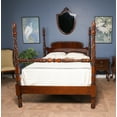 thumbnail image 3 of Niagara Furniture Queen Poster Bed with Hand Carved Pineapple Topped Posts, Mahogany, 3 of 11