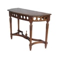 thumbnail image 2 of Anderson Teak Neoclassical Demilune Console, 2 of 2