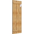 thumbnail image 2 of 26 7/8"W X 68"H Timbercraft Five 5 3/8" Boards Joined Board-N-Batten Shutters W/Z-Bar, Rough Sawn Western Red Cedar (Per Pair), 2 of 13
