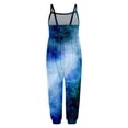 thumbnail image 3 of MIASHUI Rompers for Girls Casual Starry Sky Printed Sleeveless Jumpsuits Baggy Overalls,Light Blue,1-2 Years, 3 of 4