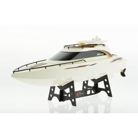 Singda Luxury RC Yacht, Dual Motor, 2.4 GHz, Rechargeable Batteries, 10 MPH, Radio Control Boat