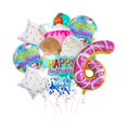 thumbnail image 3 of Globos de helado, globos de aluminio versátiles para cumpleaños infantiles de verano. Número 6, 3 of 9