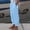 L Blue, variant on Capri Pants For Women Solid Color High Waisted Wide Leg Pants Drawstring Elastic Trousers Comfy Straight Leg Long Buttons Slacks With Pockets Classic Wear 2Xl Khaki