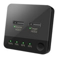 thumbnail image 3 of Estación de acoplamiento M.2, carcasa duro externo, portátil de 2 bahías, con adaptador, estación de acoplamiento de disco duro Plug and Sunnimix Estación de acoplamiento, 3 of 8